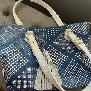 Bling & Denim Shoulder Bag